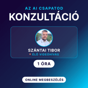 Szántai Tibor online videóhívás és konzultáció.